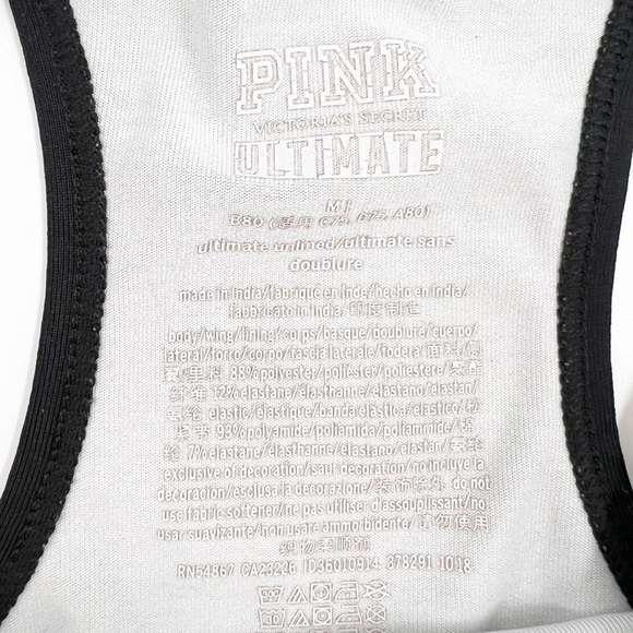 ✅ VICTORIA'S SECRET ULTIMATE UNLINED SPORTS BRA GREEN/BLACK SIZE MEDIUM - Picture 4 of 4